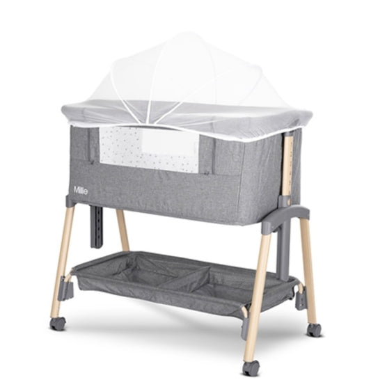 Culla co sleeping Millie grigio con accessori
