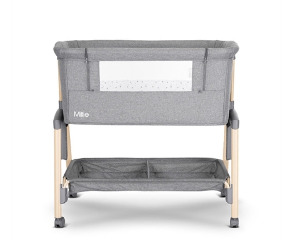 Culla co sleeping Millie grigio con accessori