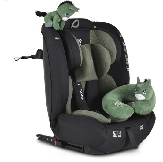 Sediolone auto Isafe isofix i-Size 76-150cm verde