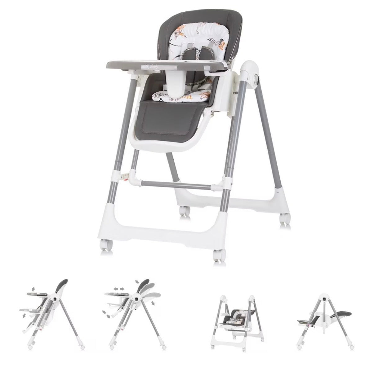 Sediolone pappa 2in1 milkshake grigio