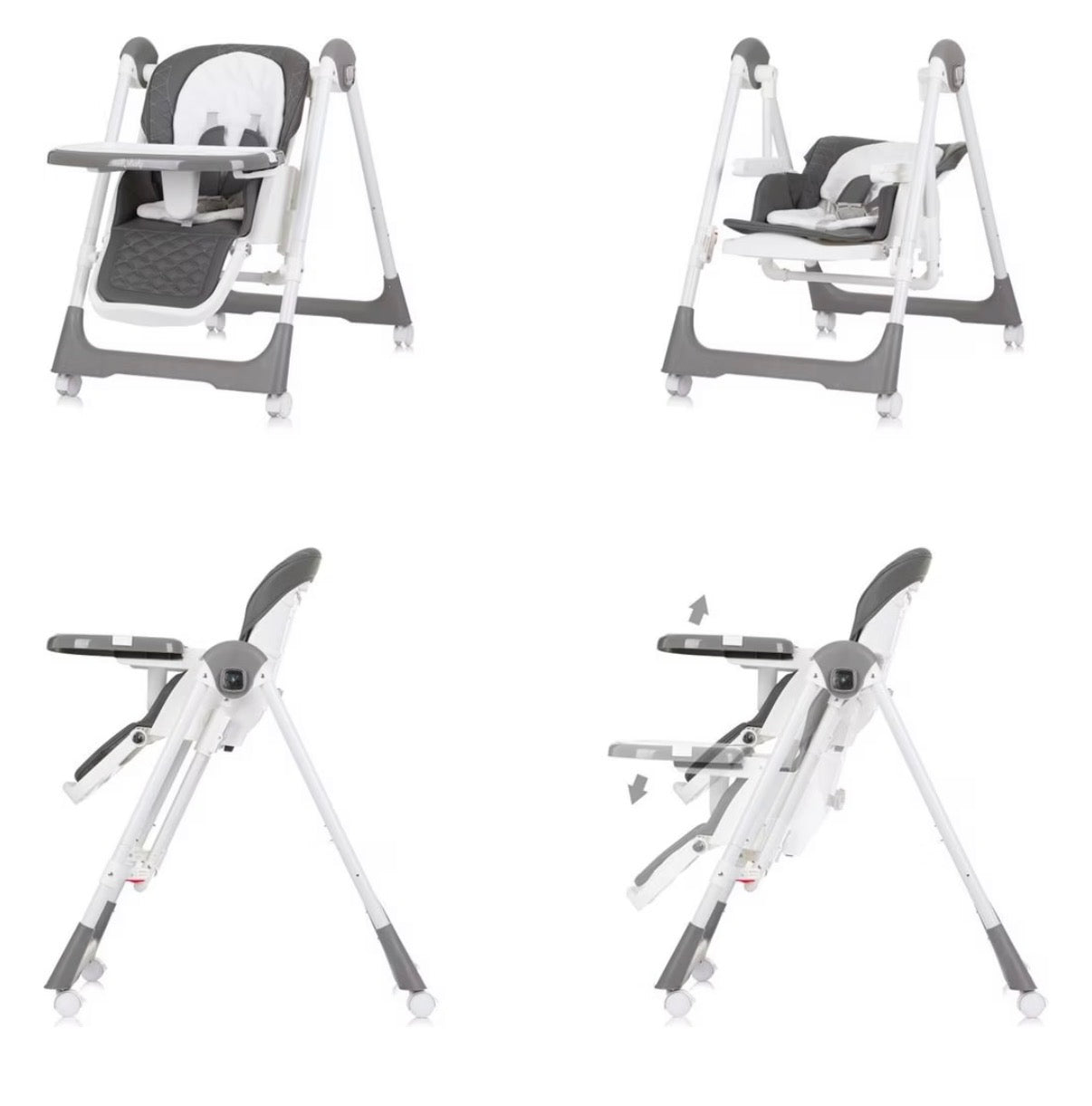 Sediolone pappa 2in1 milkshake grigio