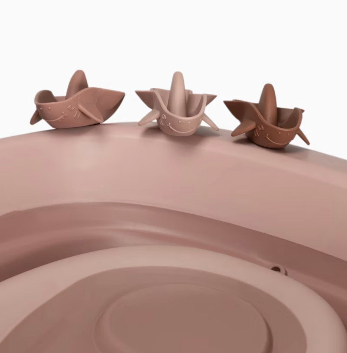 Set da bagno Twistshake con vaschetta e gioccatoli rosa