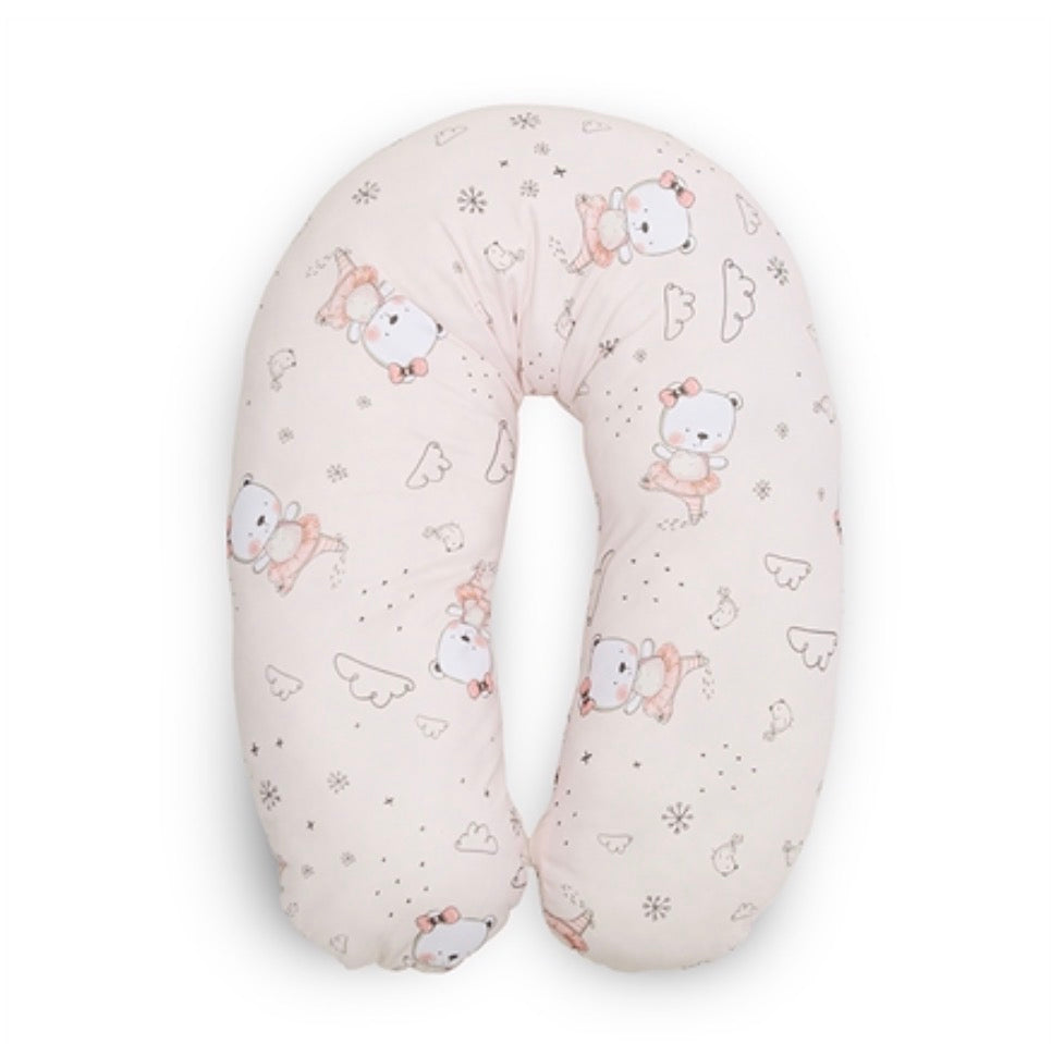 Cuscino gravidanza e allattamento rosa