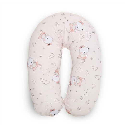 Cuscino gravidanza e allattamento rosa