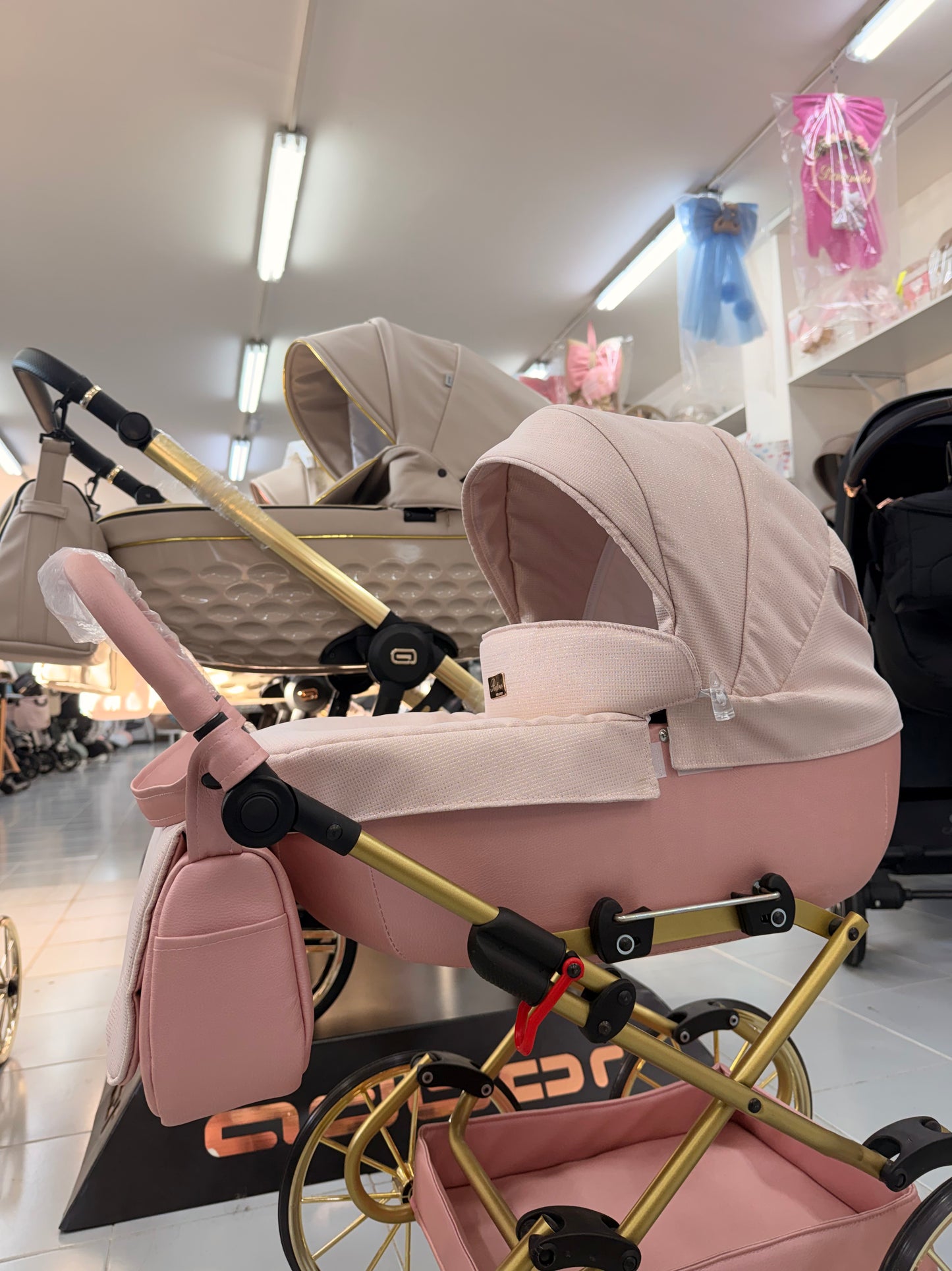 Mini Sophia rosa glitter