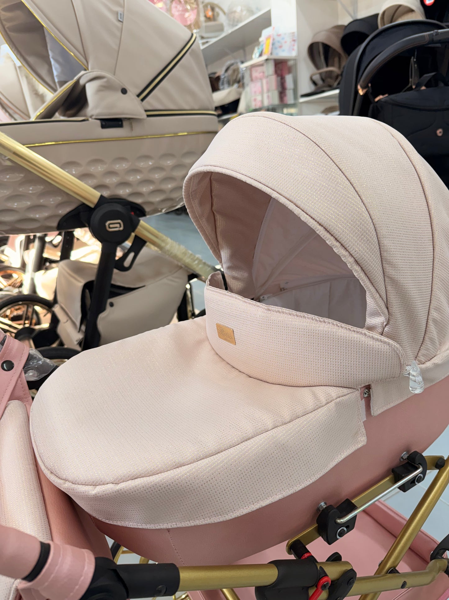 Mini Sophia rosa glitter