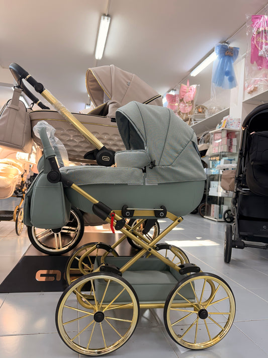 Mini Sophia verde glitter