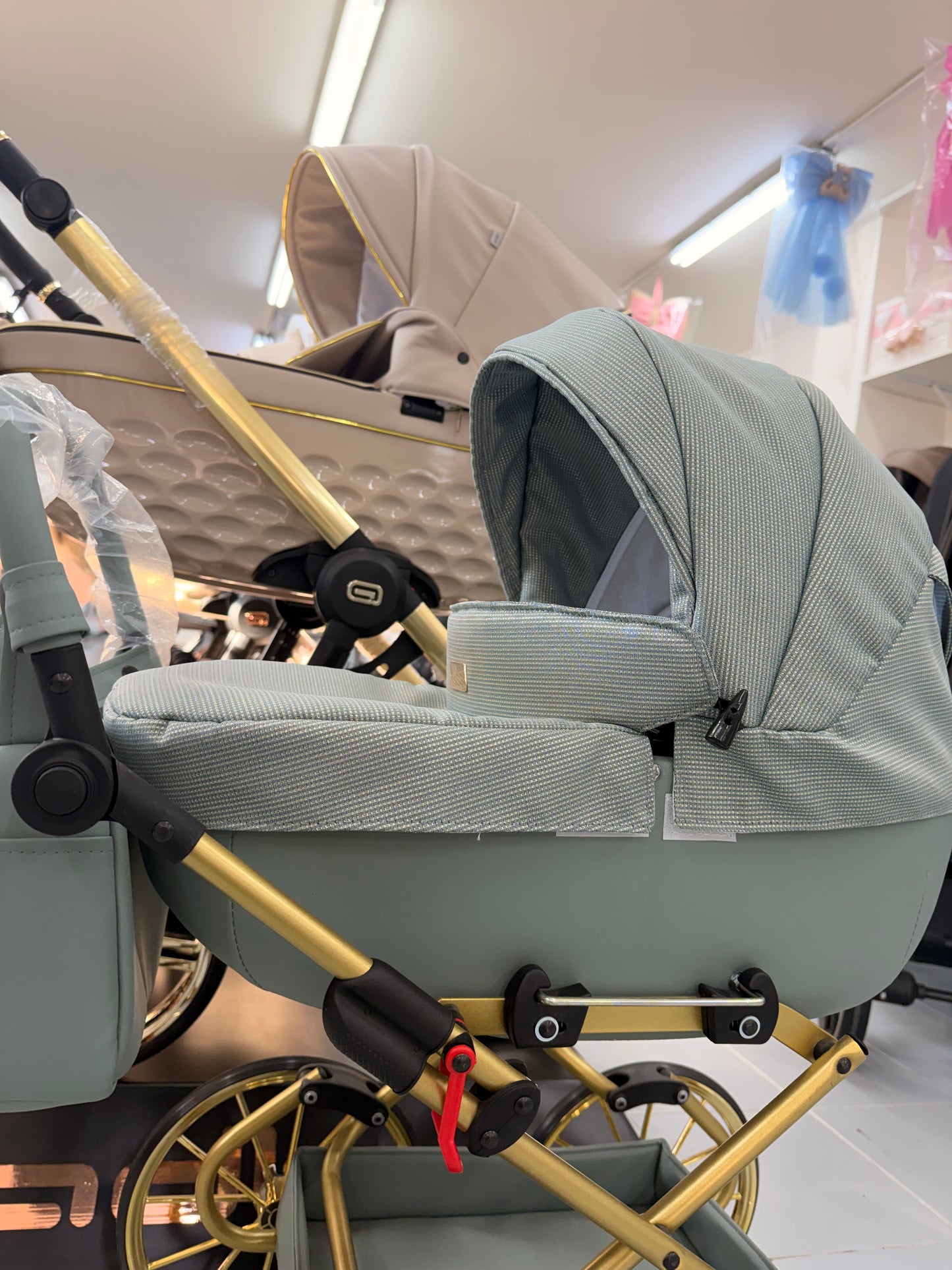 Mini Sophia verde glitter