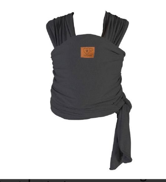 Fascia portabebè nera cherish