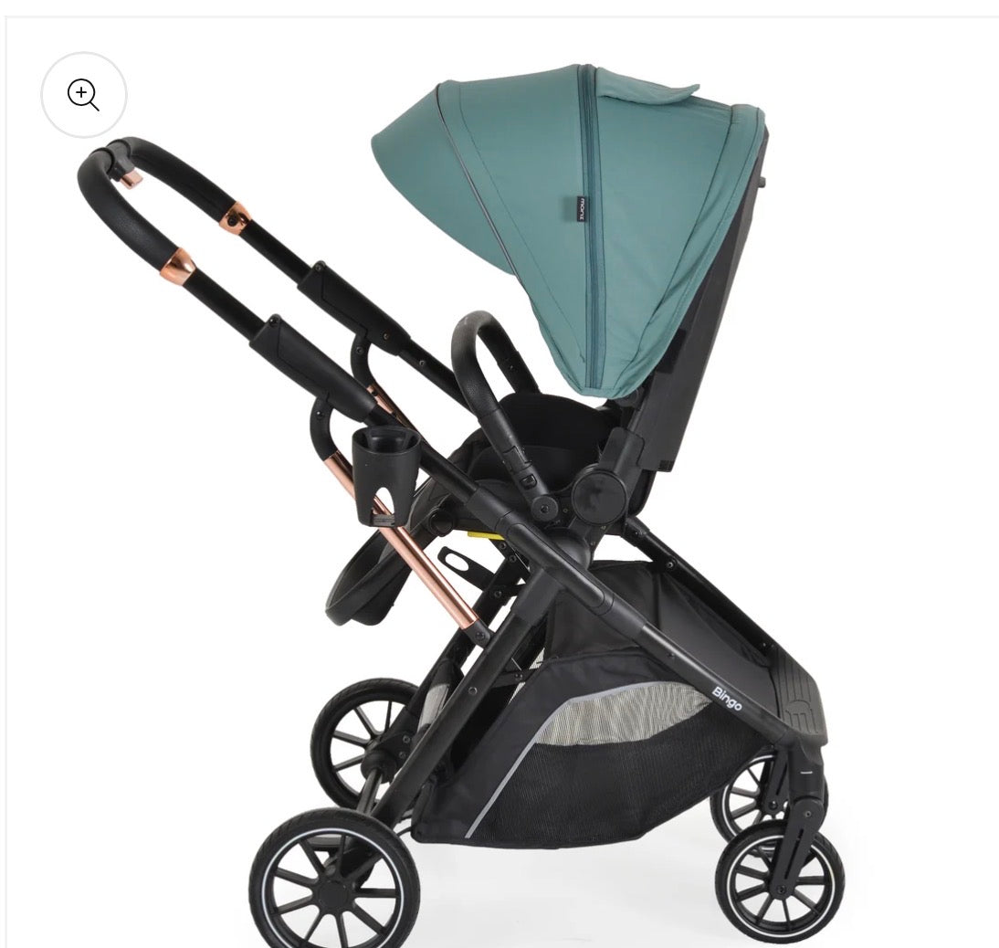 Passeggino leggero bingo 0/22kg reversibile verde moni