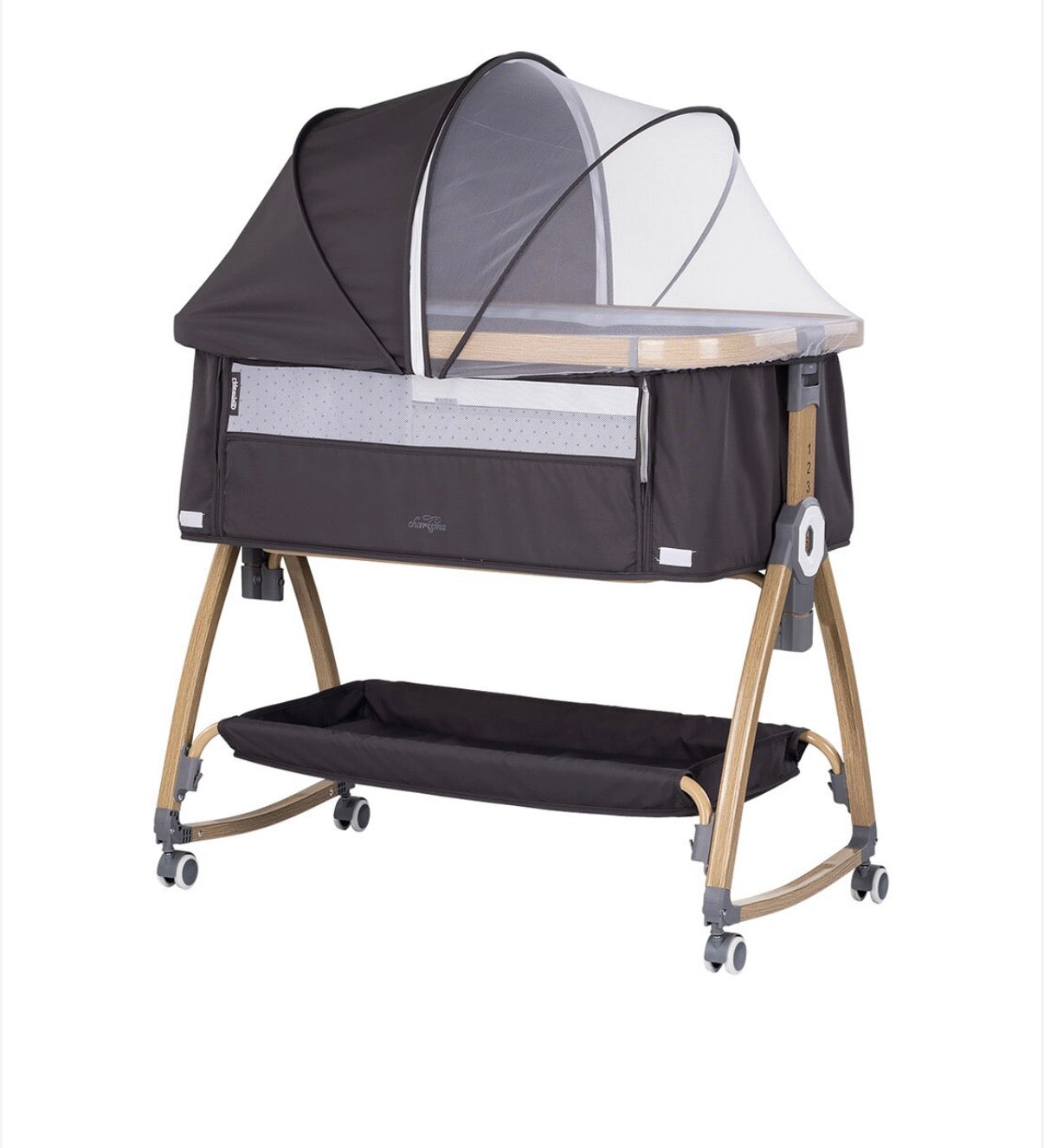 Culla co sleeping Carisma colore charcoal