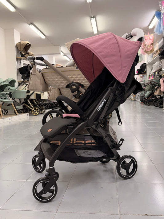 Passeggino leggero Urban rosa 22 kg leonie