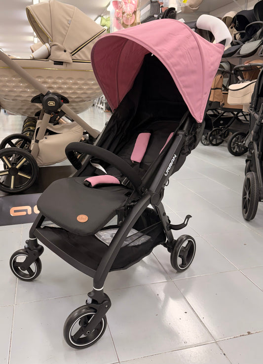 Passeggino leggero Urban rosa 22 kg leonie