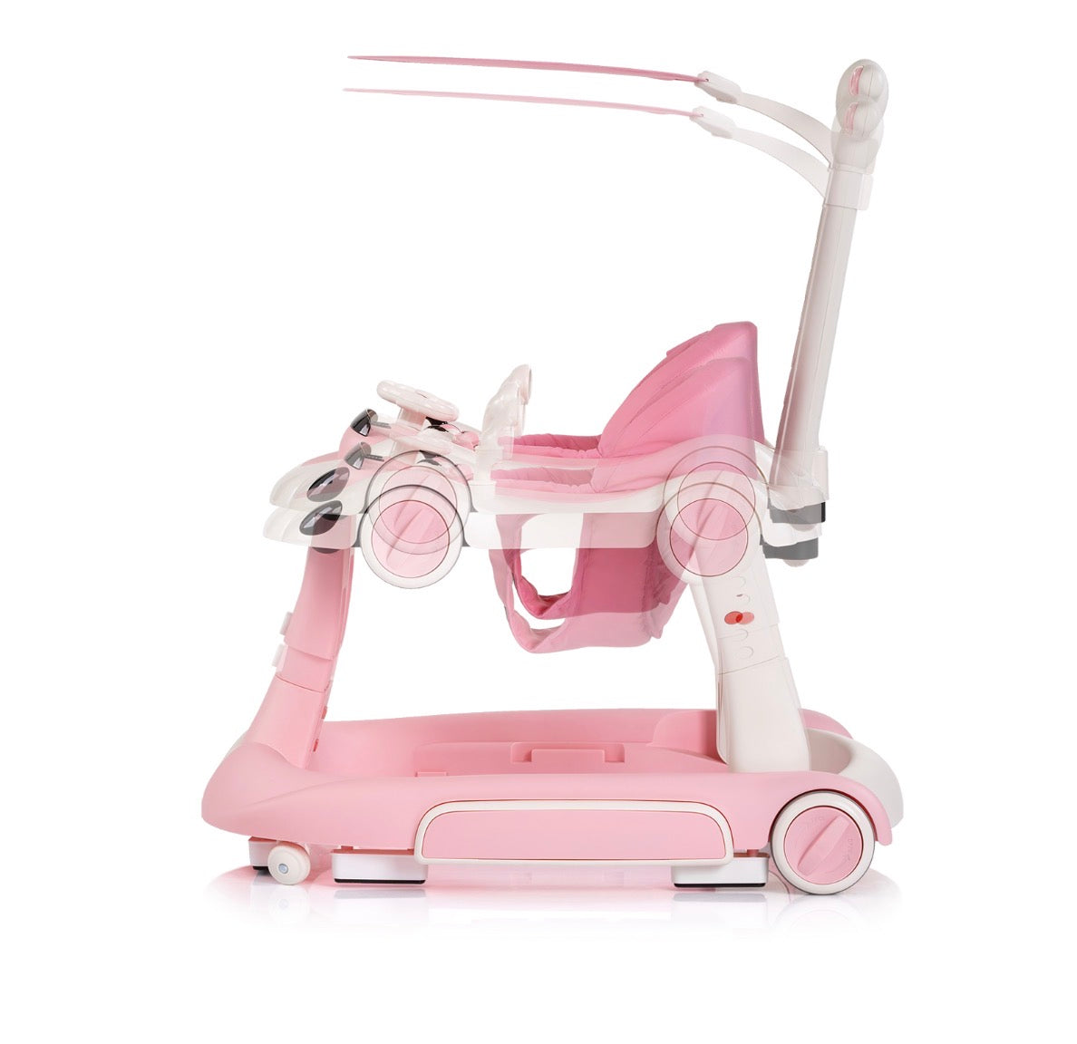 Girello macchina 5in1 Rosa Chipolino