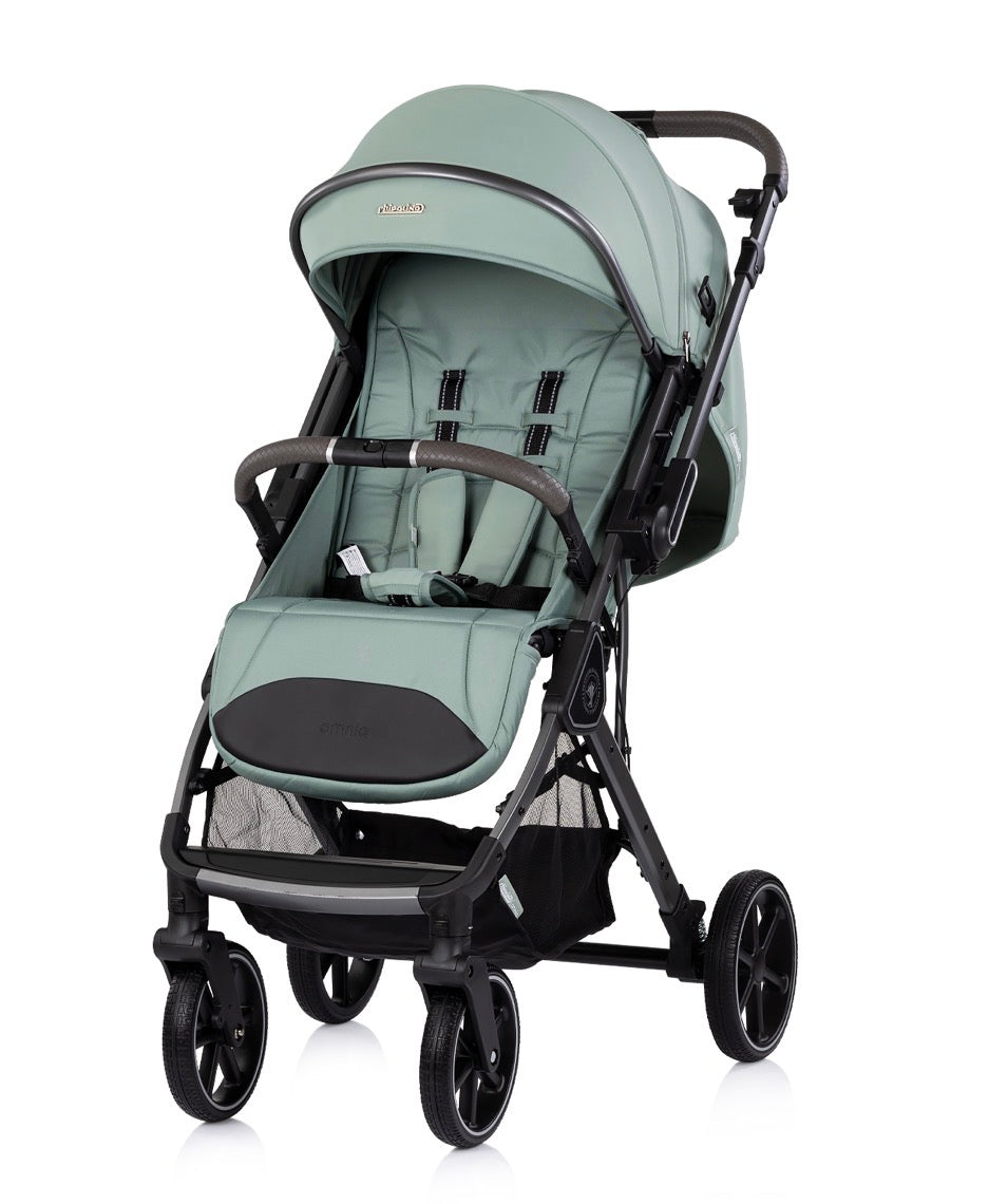 Passeggino leggero 22kg reversibile omnia matcha chipolino