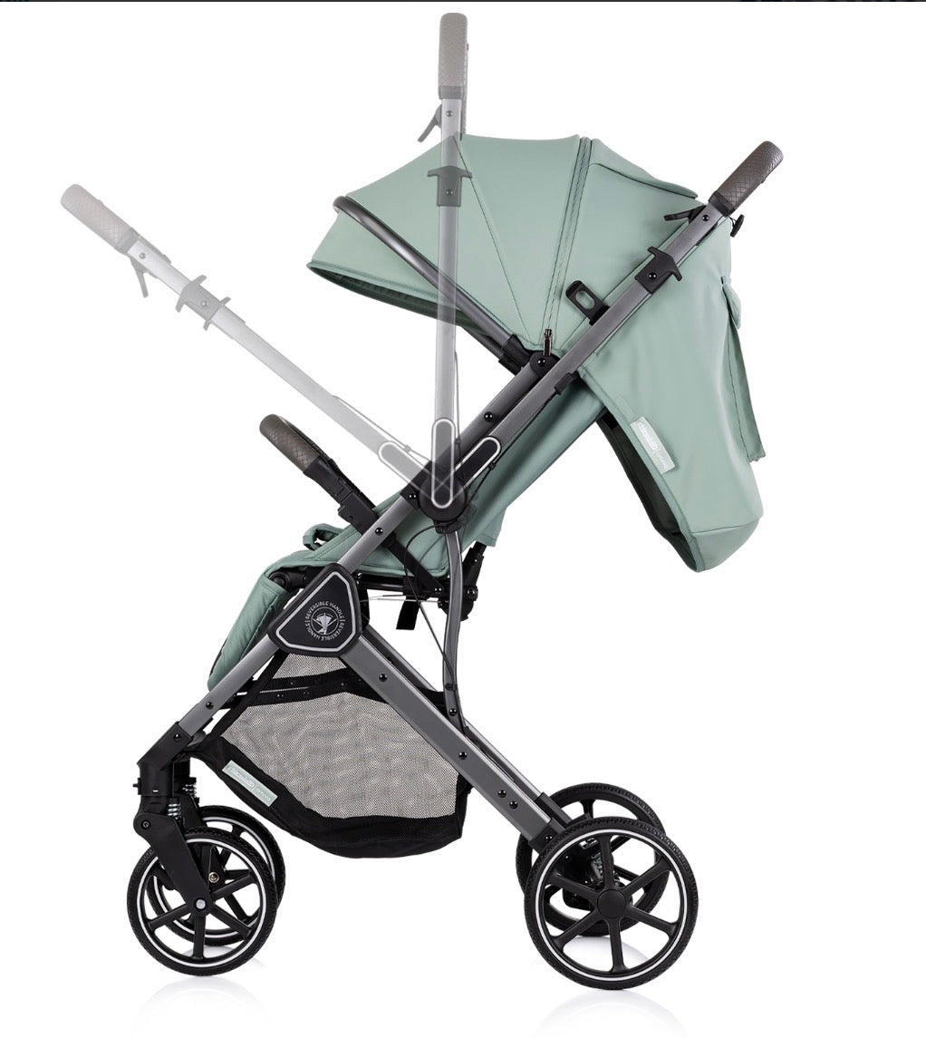 Passeggino leggero 22kg reversibile omnia matcha chipolino