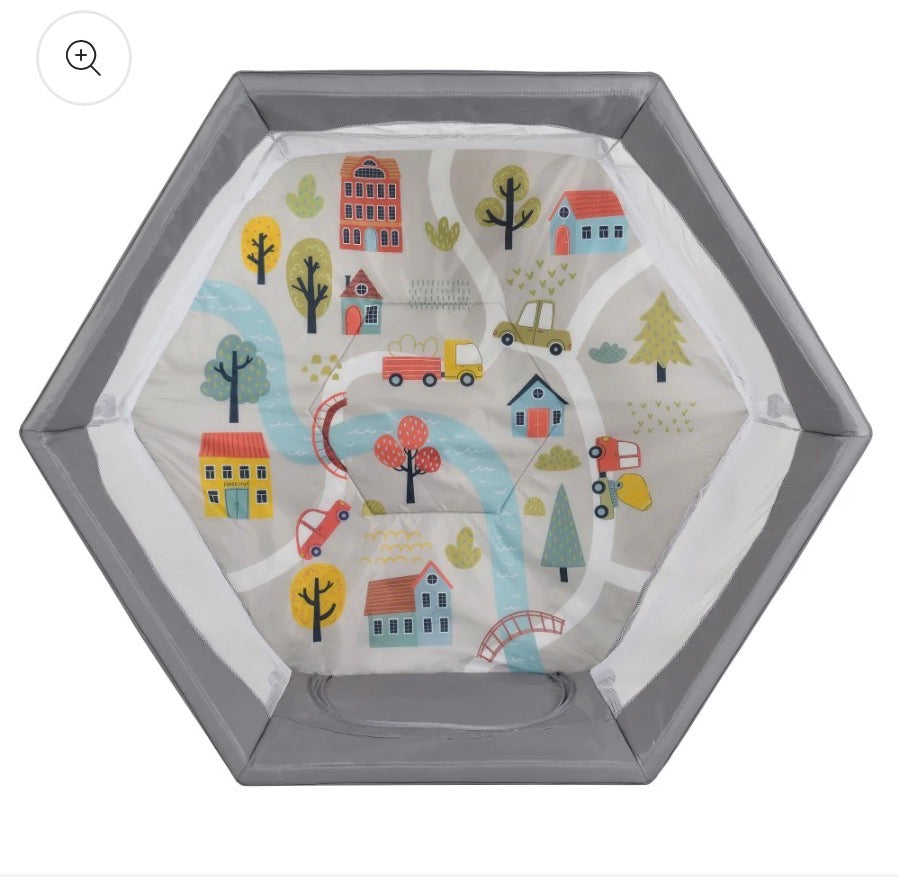 Play box richiudibile grigio Cangaroo