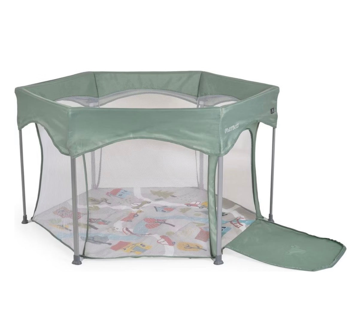 Playbox richiudibile verde Cangaroo
