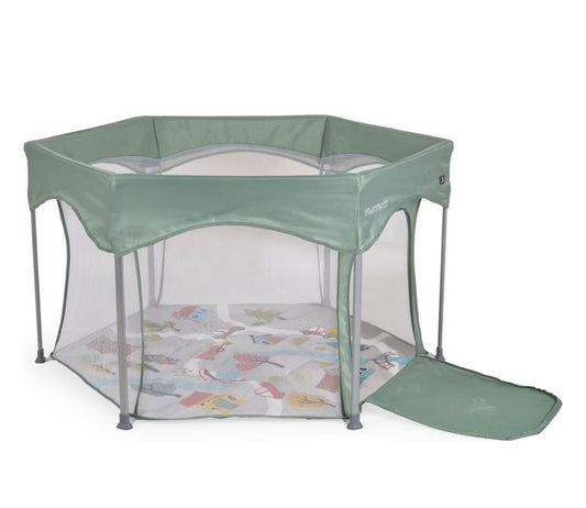 Playbox richiudibile verde Cangaroo