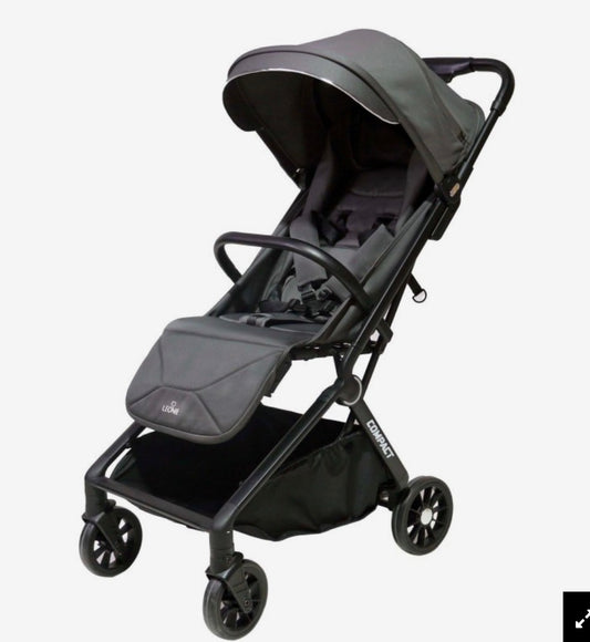 Passeggino leggero compact grigio 22 kg bagaglio a mano