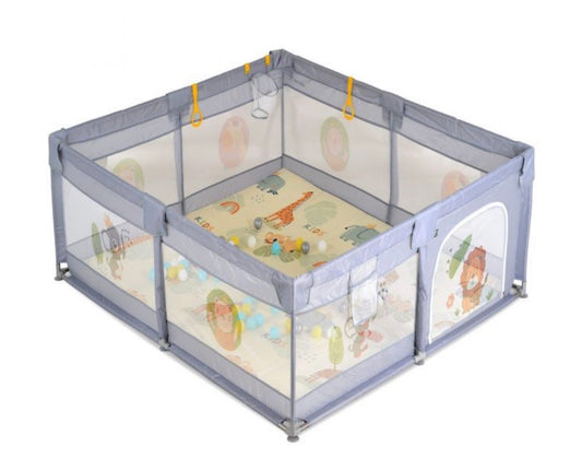 Recinto game zone 120x120 con accessori grigio moni