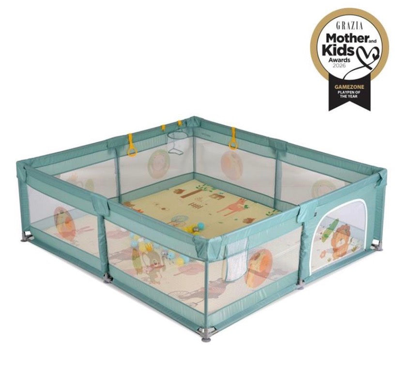 Recinto gamezone 150x200 con accessori menta moni