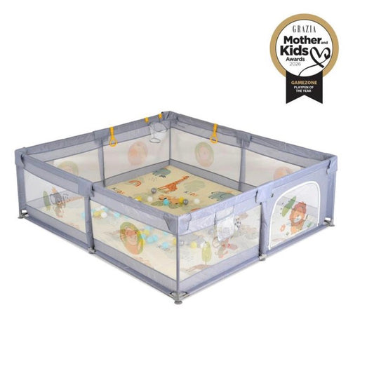 Recinto gamezone 150x200 con accessori grigio moni