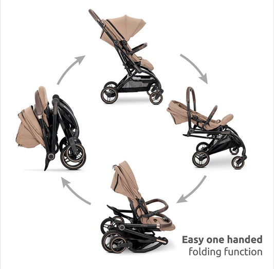 Passeggino leggero reversibile makaya grigio Lorelli 22kg