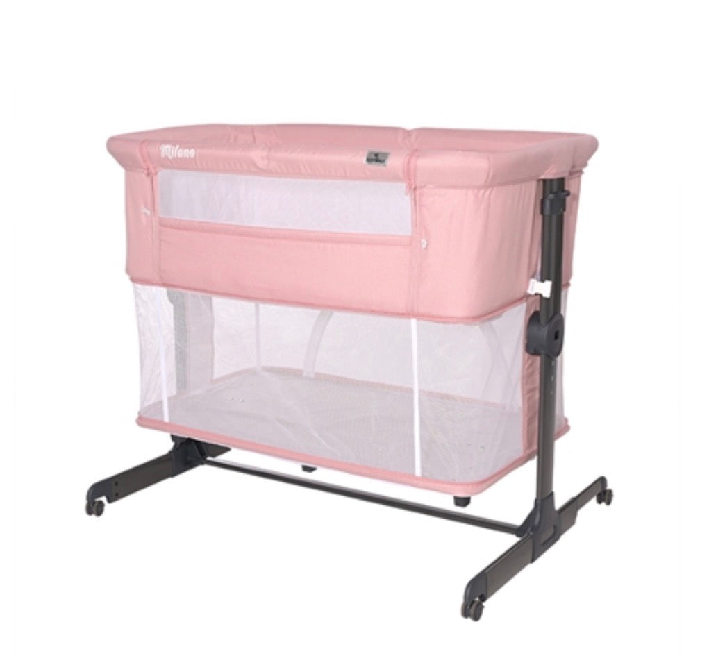 Culla Milano 2in1 rosa Lorelli