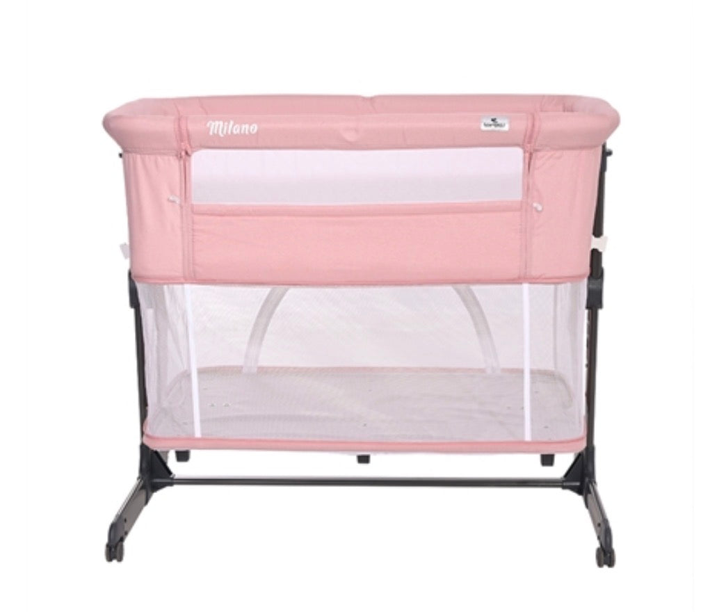 Culla Milano 2in1 rosa Lorelli