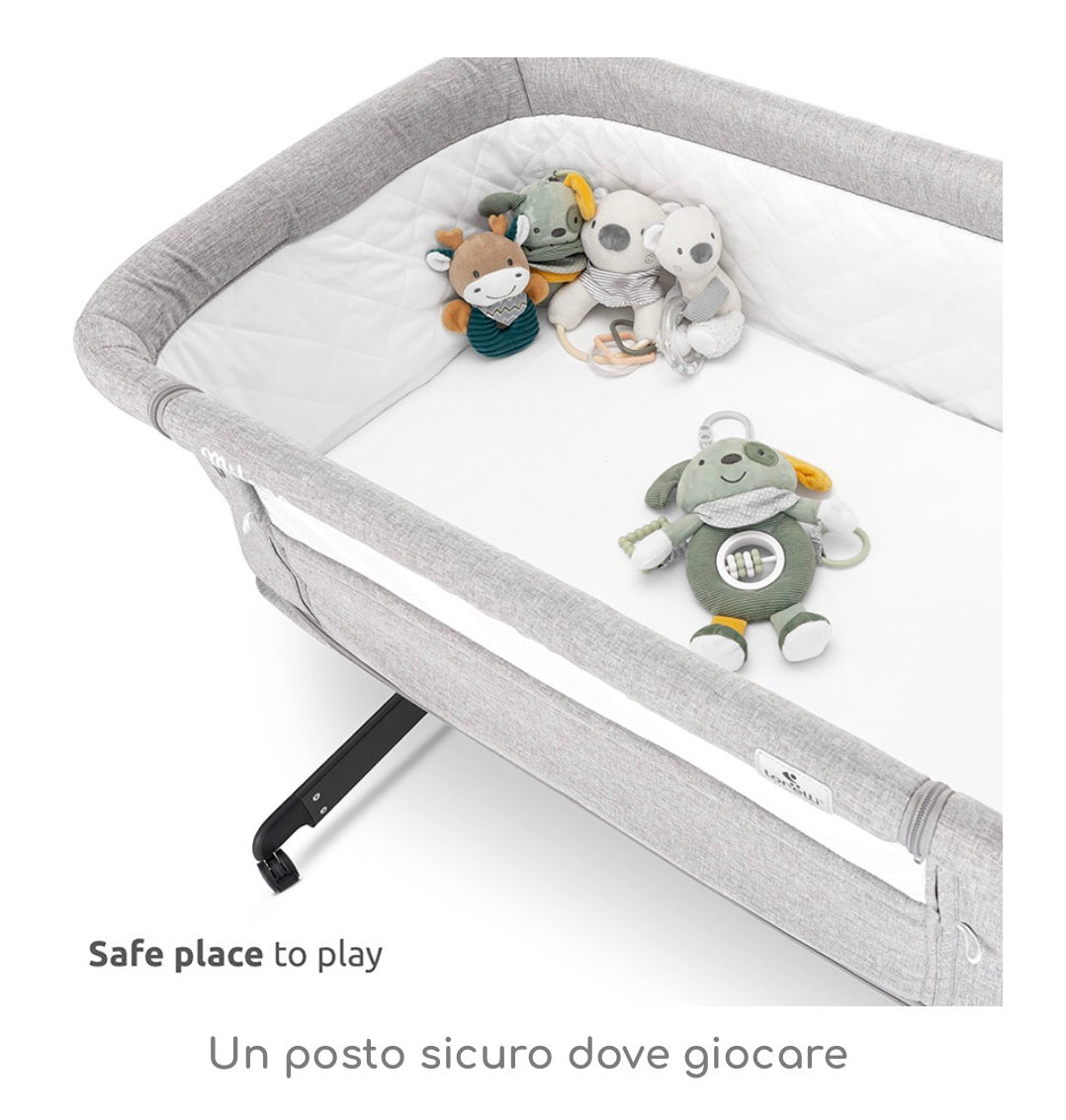 Culla Milano 2in1 rosa Lorelli
