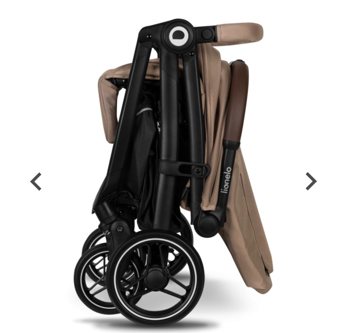 Passeggino leggero 22kg beige sand ingrid lionelo