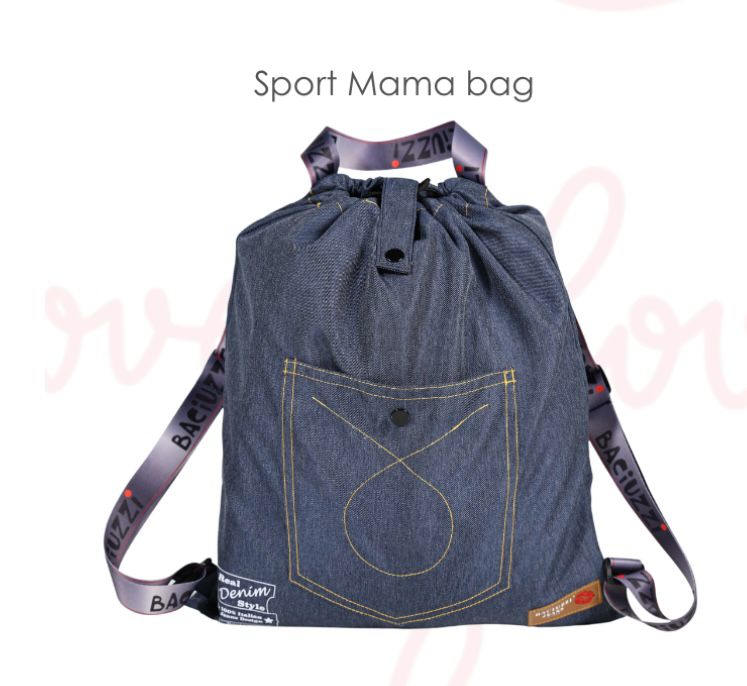 Passeggino leggero 22kg jeans blue baciuzzi