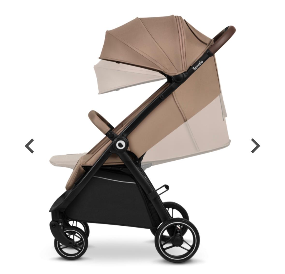 Passeggino leggero 22kg beige sand ingrid lionelo