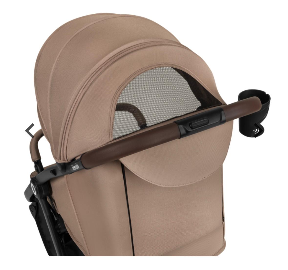 Passeggino leggero 22kg beige sand ingrid lionelo