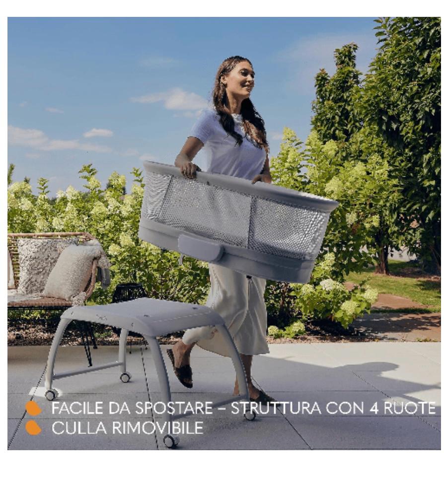 Culla elettrica carol bianca lionelo