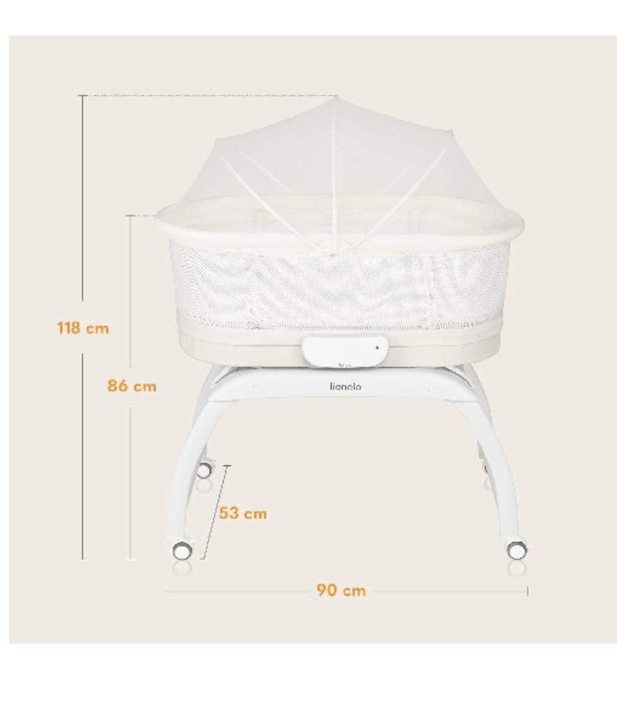 Culla elettrica carol bianca lionelo