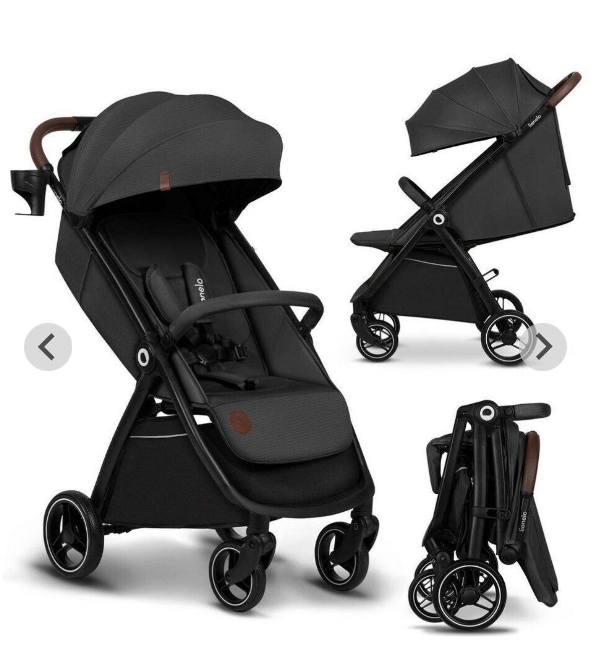 Passeggino leggero 22 kg grigio ingrid lionelo
