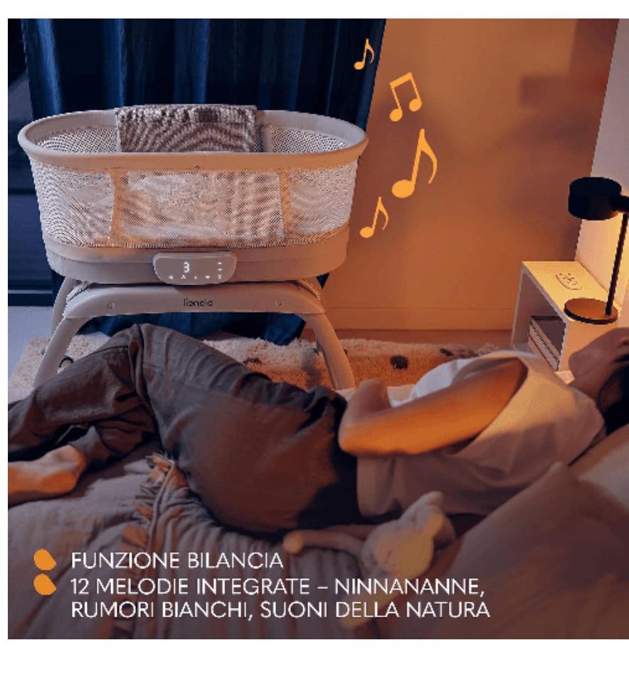 Culla elettrica carol bianca lionelo