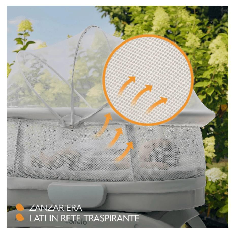 Culla elettrica carol bianca lionelo